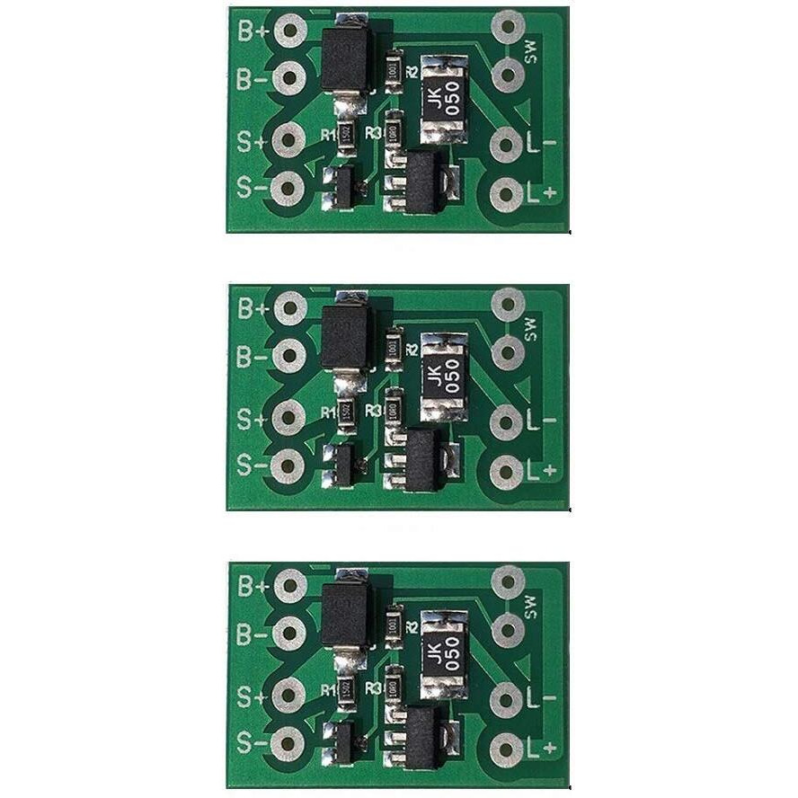 Acxico 3Pcs Solar Charge Controller Board Lithium Battery Charging Controller Auto On/Off Light Control Switch For Diy Street Lights Garden Lights