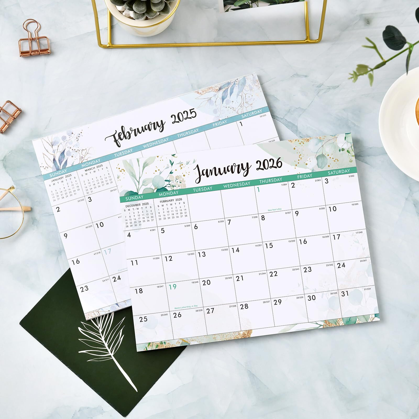 2025-2026 Magnetic Calendar - 2025-2026 Calendar, 24 Monthly Magnetic Calendar For Fridge From Jan.2025 -Dec.2026, 8''X10'' Fridge Calendar For Refrigerator, Easy Organizing