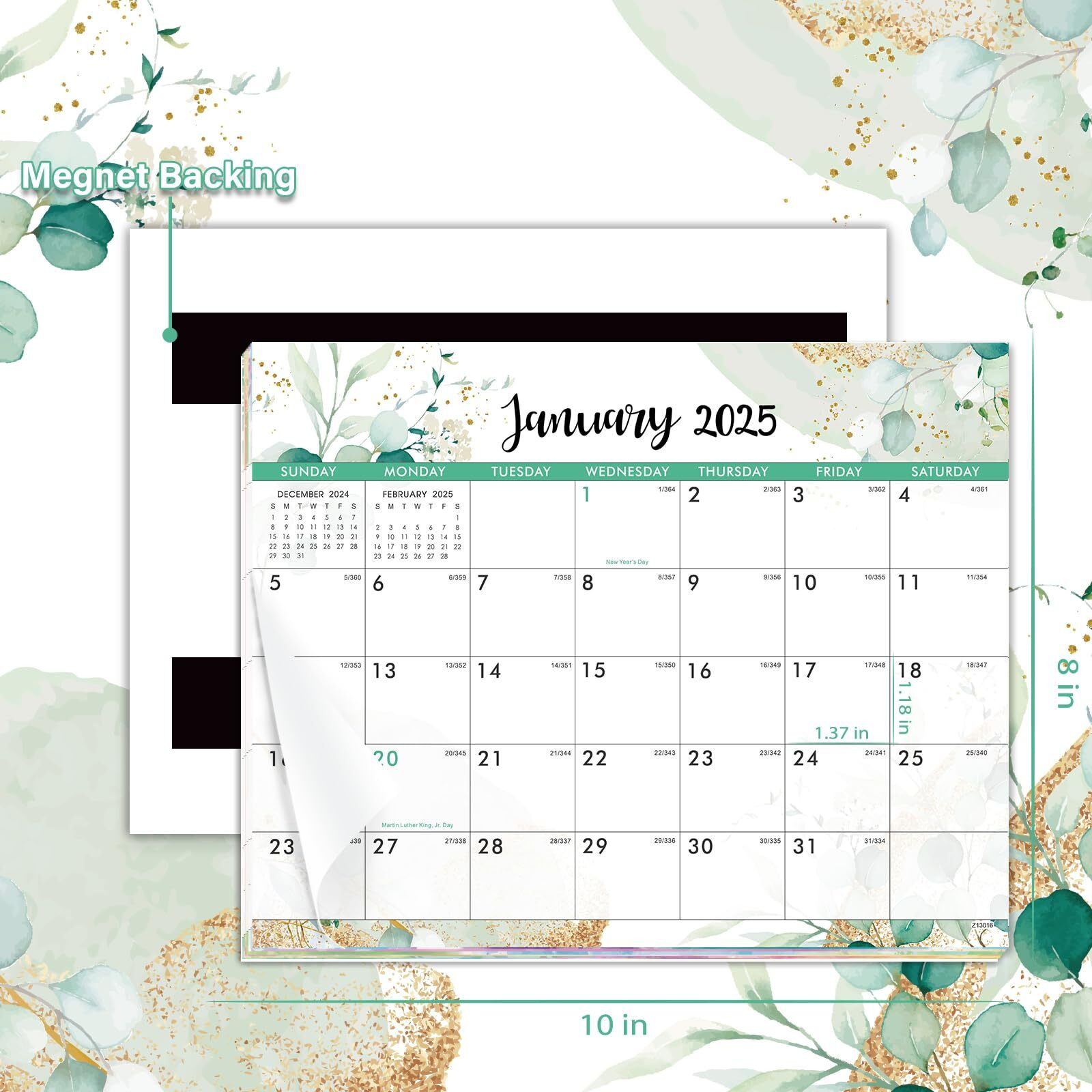 2025-2026 Magnetic Calendar - 2025-2026 Calendar, 24 Monthly Magnetic Calendar For Fridge From Jan.2025 -Dec.2026, 8''X10'' Fridge Calendar For Refrigerator, Easy Organizing