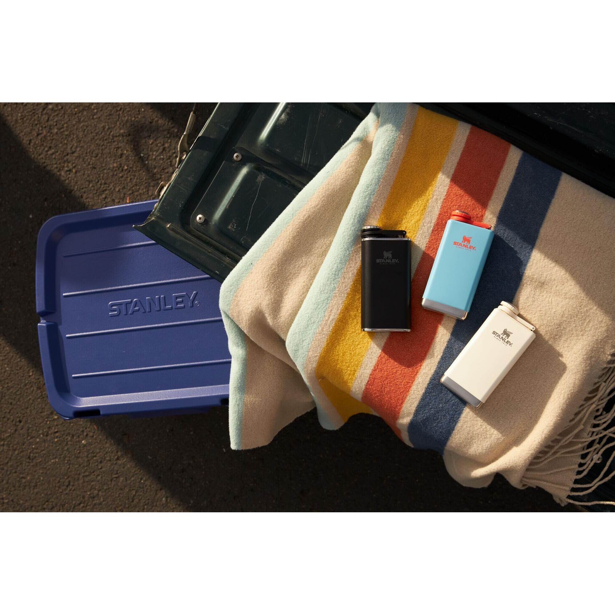 Stanley Legendary Classic Pre-Party Liquor And Spirit Flask - 8 Ounce - Stainless Steel Pocket Friendly Flask