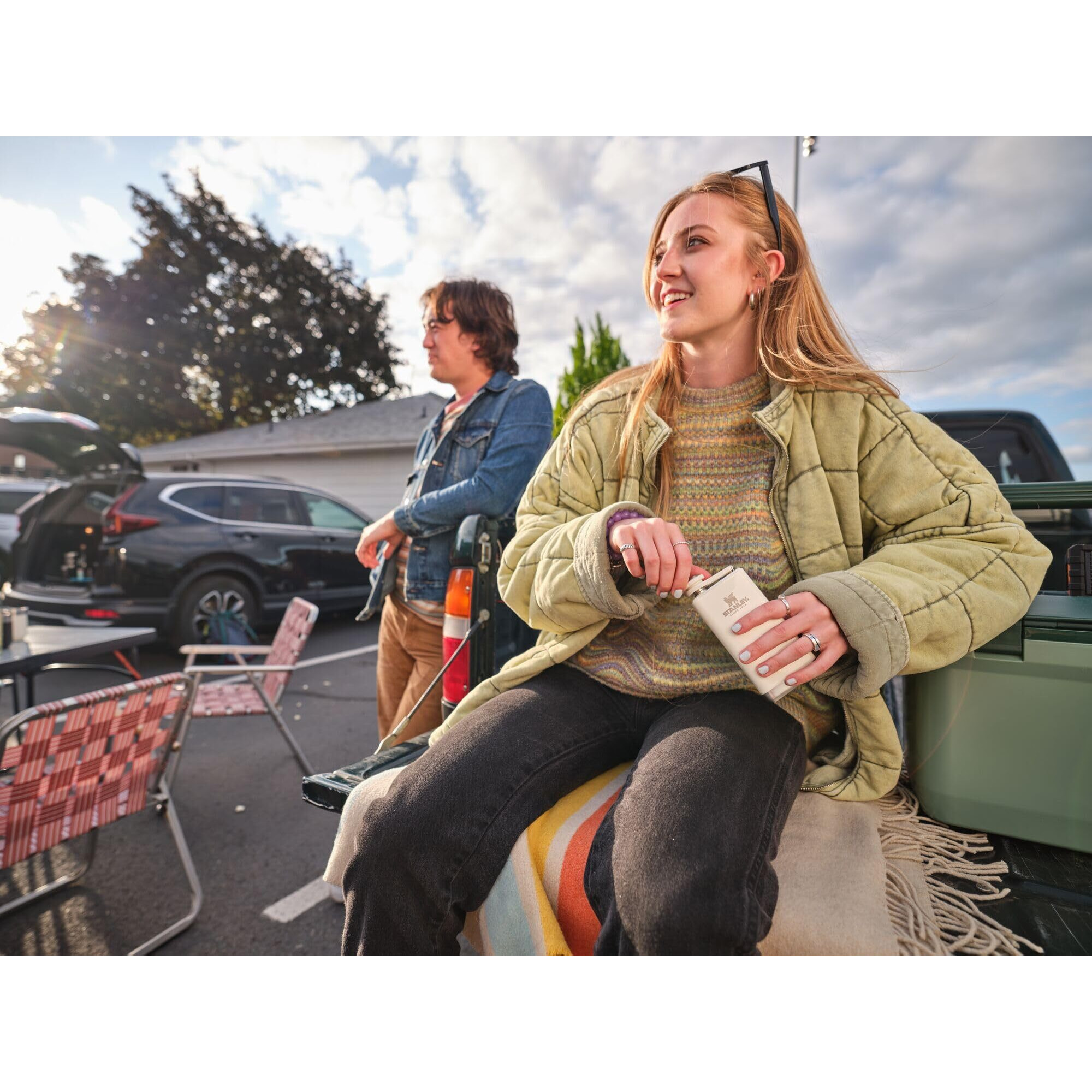 Stanley Legendary Classic Pre-Party Liquor And Spirit Flask - 8 Ounce - Stainless Steel Pocket Friendly Flask