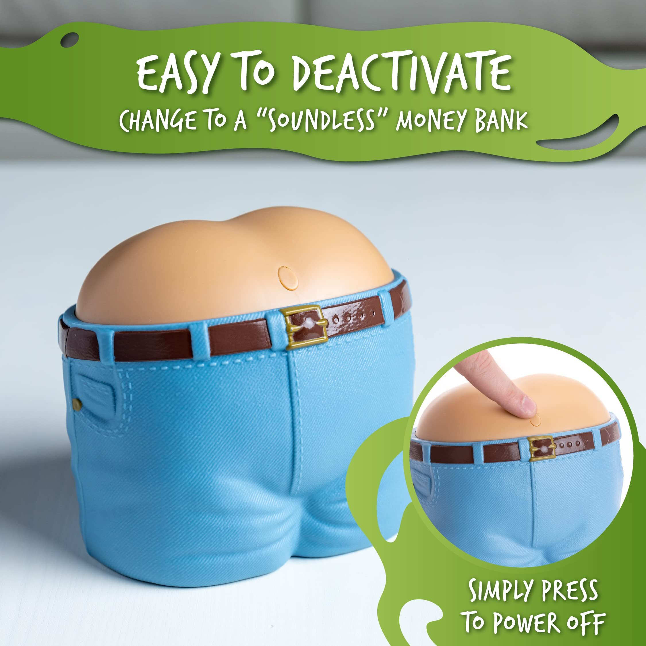 Paladone Farting Money Bank - Hilarious Gag Gift With 8 Different Fart Sounds