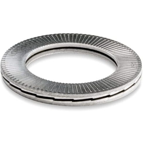 Nord-Lock Wedge Locking Washers - Steel (Delta Protekt) Washer With Zinc Flake Coating, Vibration Resistant Safety Washers For M6 Bolts - 20 Pairs