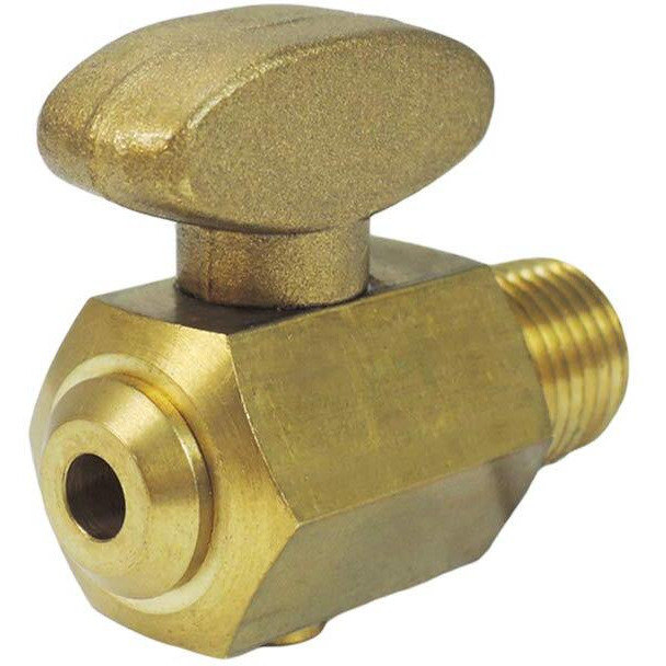 Nigo Industrial Co. Air Brake Air Tank Drain Cock Ground Plug Shutoff (1/4&quot Npt Male)
