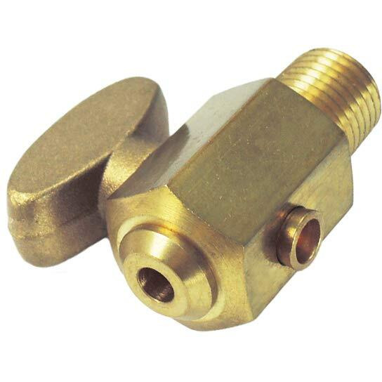 Nigo Industrial Co. Air Brake Air Tank Drain Cock Ground Plug Shutoff (1/4&quot Npt Male)
