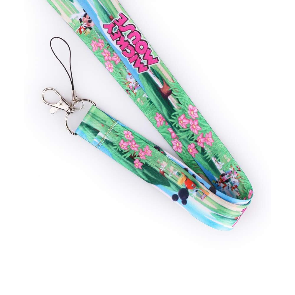 Ergonflow 4 Pack Cartoon Neck Lanyard Necklace Phone Straps Key Chain,Neck Lanyard For Id Badge Holder Bags Accessories With Lobster Clasps