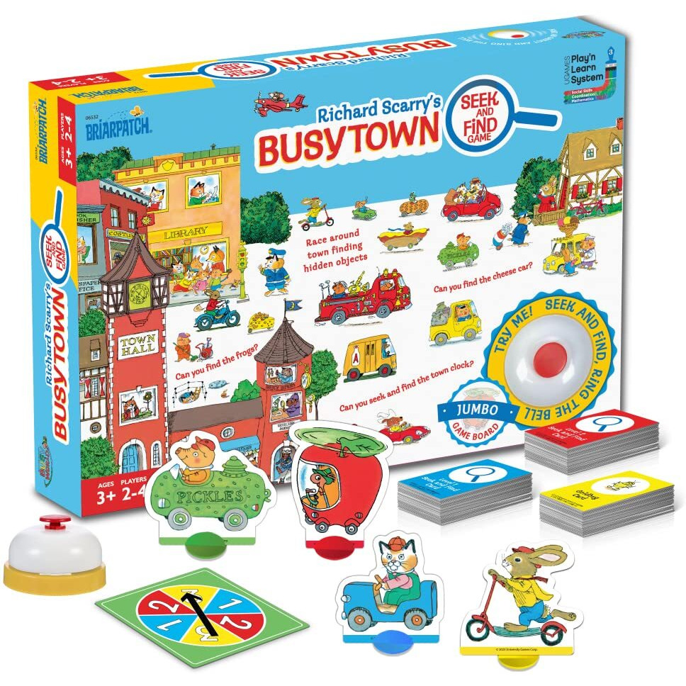 Briarpatch, Richard Scarry's Busytown Seek And Find Adventure Game Engaging Learning Experience For Ages 3 And Up