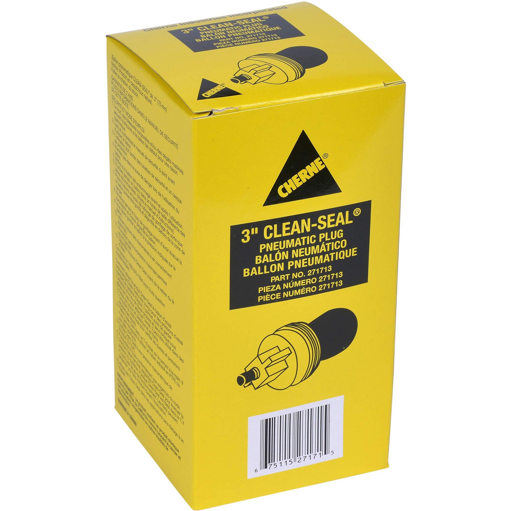 Oatey 271713 Pneumatic Test Plug, 3 In, Black