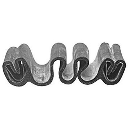 Gordon Glass Slider To Slider Accordion Boot Seal - 20 Ft | Spring Clips Are Facing The Same Direction