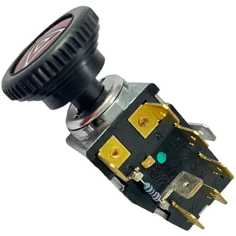 Dasparts 211953235A Hazard Warning Light Switch For Vw Beetle 1968-1979 | Beetle Cabrio 1968-1979 | Karmann Ghia 1968-1974 | T2 Bay 1968-1979 | Type 3 1968-1973