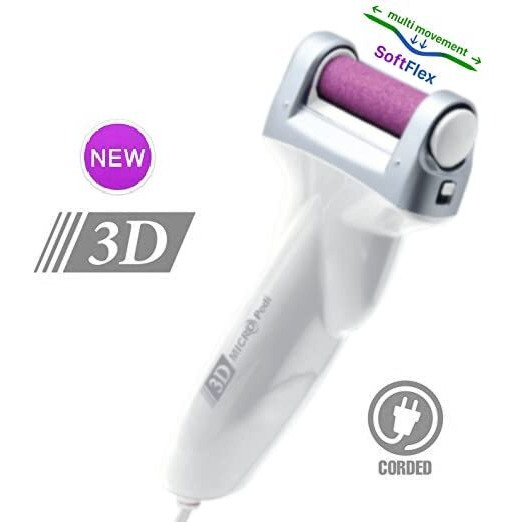 Emjoi Micro-Pedi 3D Power Callus Remover (Twice As Effective, With Unique 3D Motion)