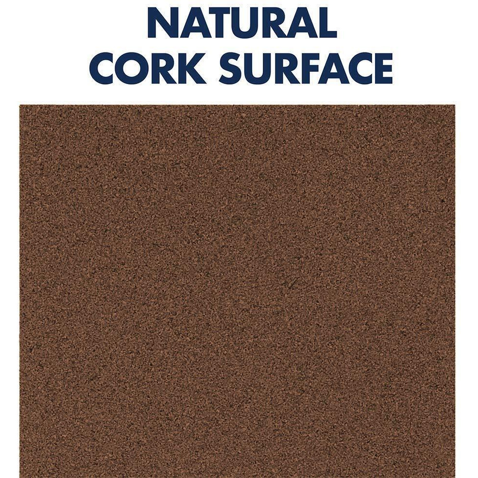 Quartet Cork Board Bulletin Board Tiles, 12" X 12", Corkboard, Mini Wall Bulletin Boards, Decorative Pin Boards For Home Office Decor, Home School Message Board, Modular, Dark Brown, 4 Pack (15050Q)