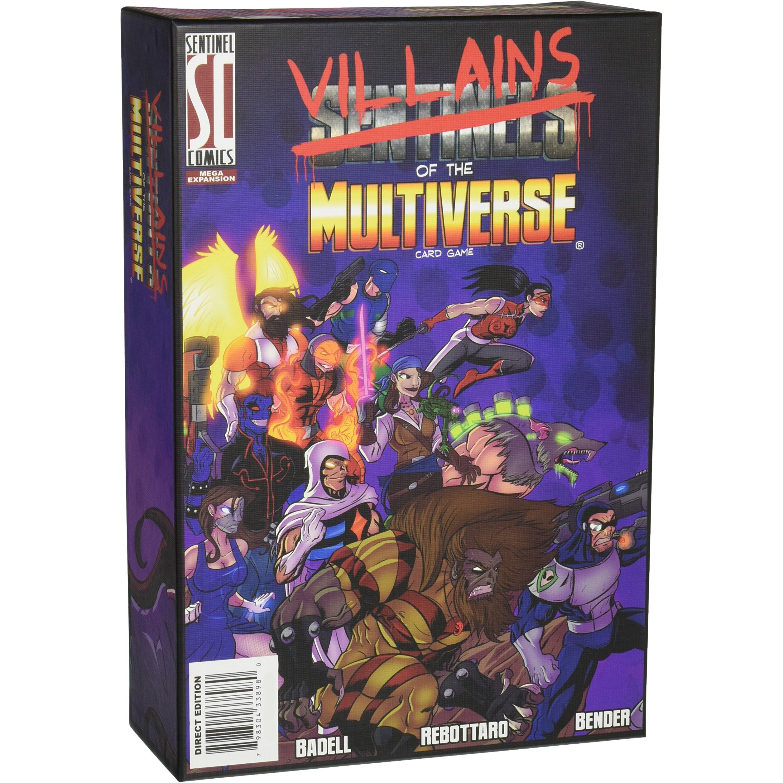 Greater Than Games Sentinels Of The Multiverse Villains Of The Multiverse, Strategy Board Game, 2 To 5 Players, 30 To 60 Minute Play Time, For Ages 13 And Up