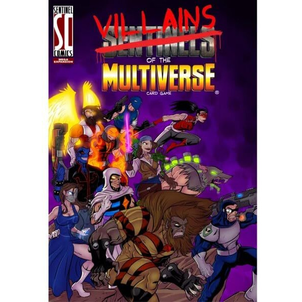 Greater Than Games Sentinels Of The Multiverse Villains Of The Multiverse, Strategy Board Game, 2 To 5 Players, 30 To 60 Minute Play Time, For Ages 13 And Up