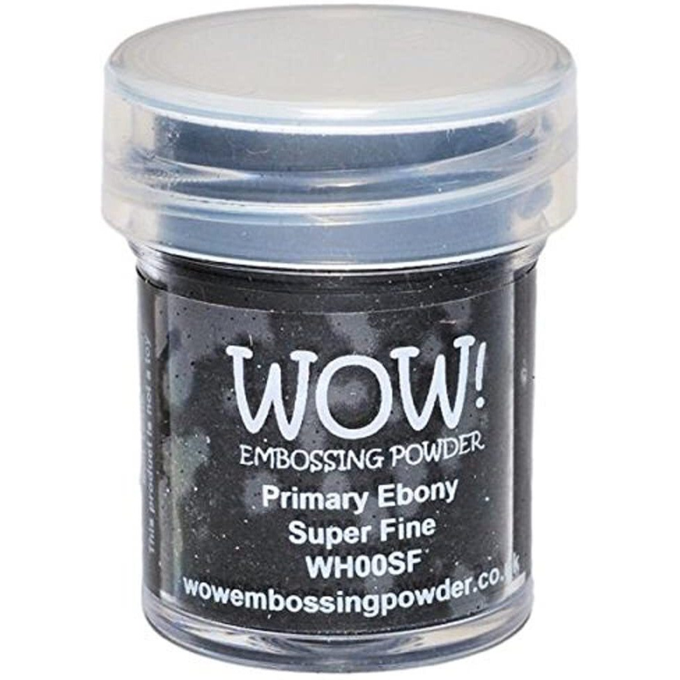 Wow Embossing Powder Wow Embossing Powder, 15Ml, Primary Ebony