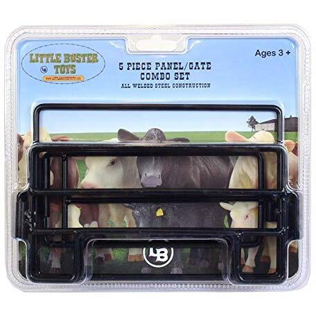 Little Buster Toys 5 Piece Panel/Gate Set - Black