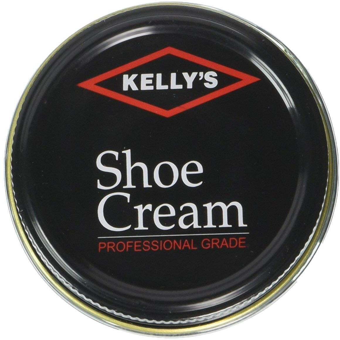 Kelly's Fashion Brown Shoe Polish 1.5 Oz - Professional Leather Shoe Cream