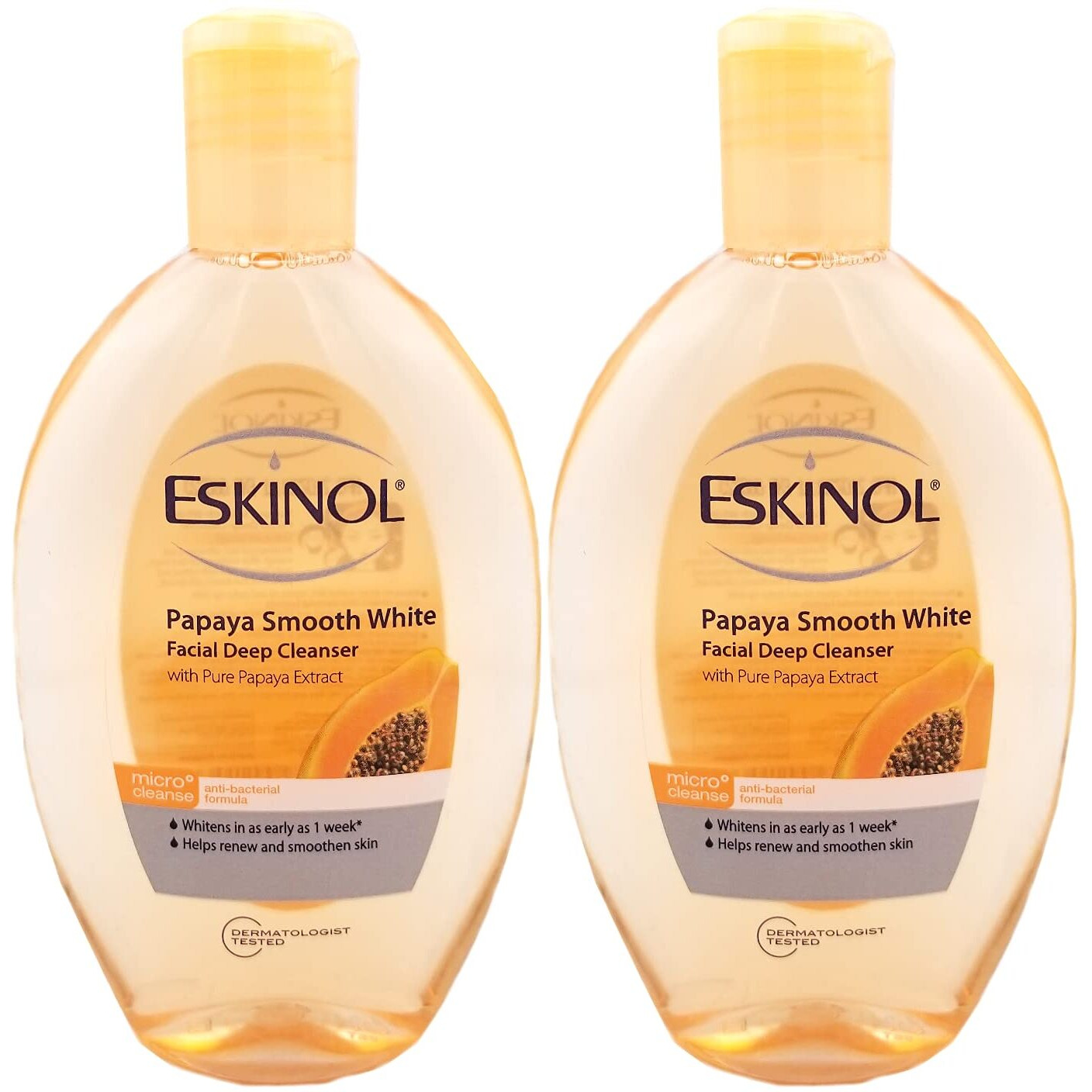 Eskinol Papaya Facial Cleanser 225 Milliliter- Pack Of 2