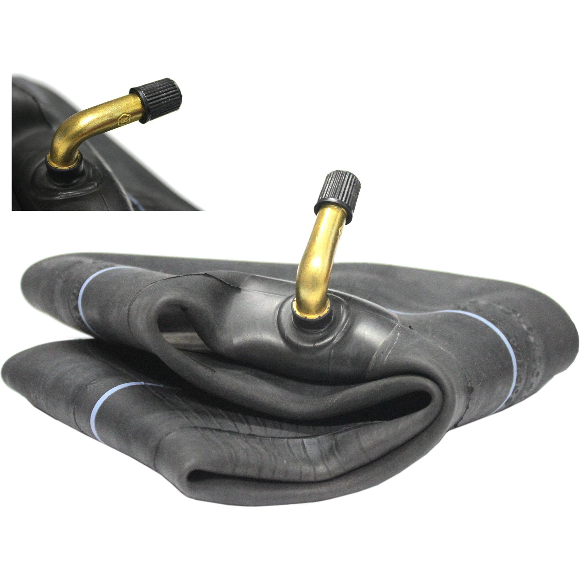 Deli Tire Lawn And Garden Inner Tube, Tr87 Bent Valve Stem, For Wheelbarrows, Tractors, Mowers, Carts (4.10/3.50-6)