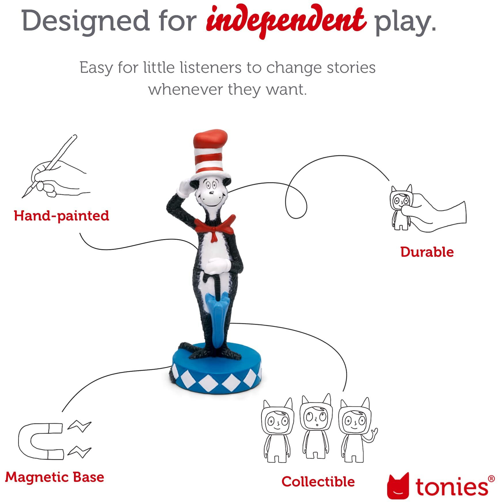 Tonies Cat In The Hat Audio Play Character By Dr. Seuss