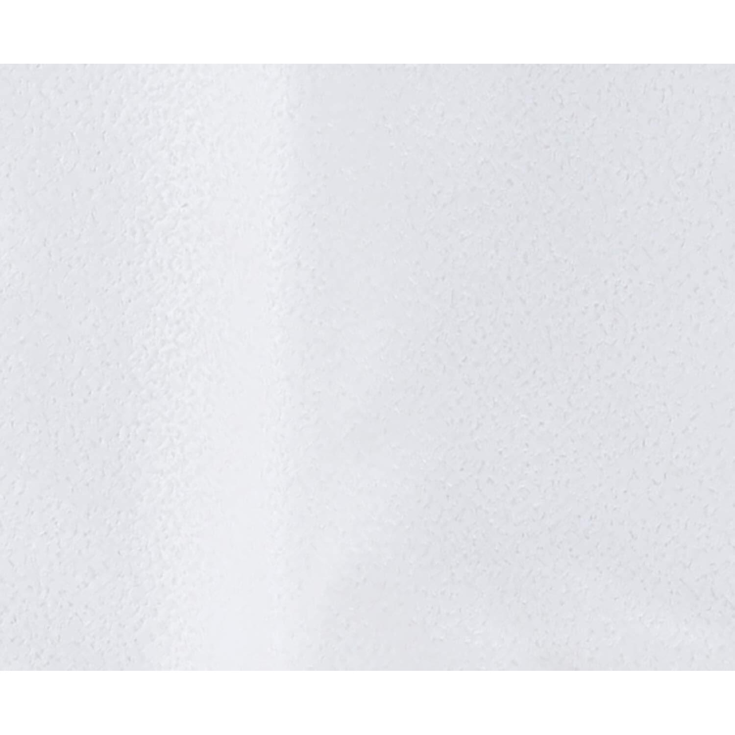 Hookless Vision Vinyle Shower Curtain - White