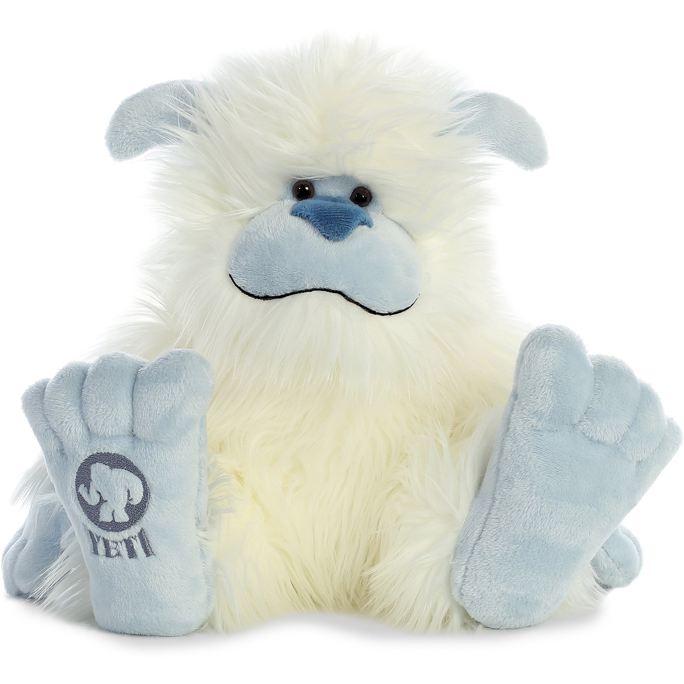 Aurora Mysterious Fantasy Yeti Stuffed Animal - Mythical Companion - Imaginative Adventures - White 12.5 Inches