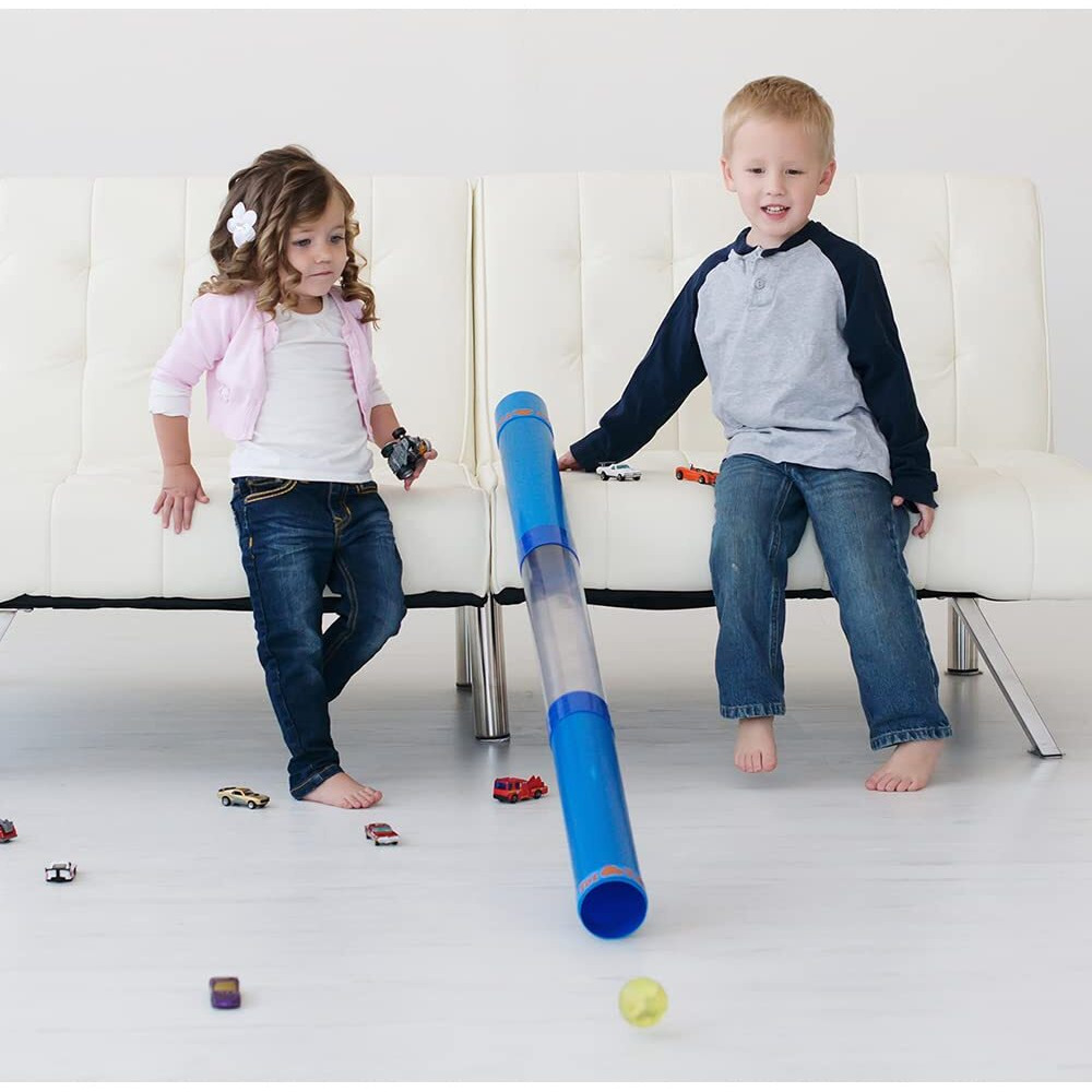 Tot Tube Playset - Toy Car And Ball Tunnel Ramp Race Track