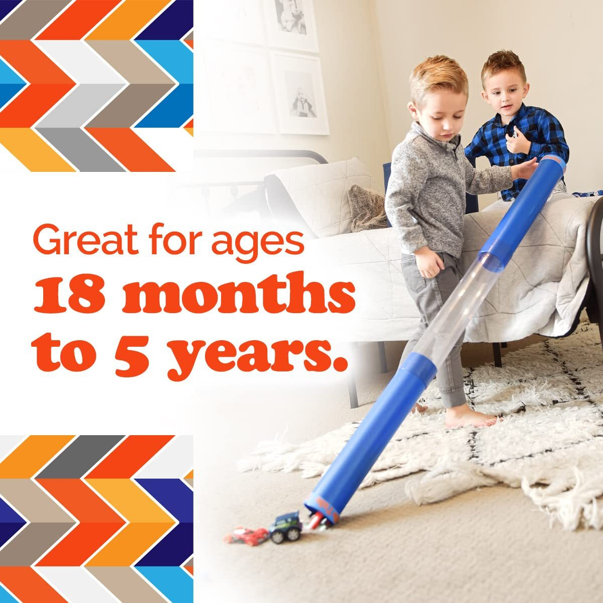 Tot Tube Playset - Toy Car And Ball Tunnel Ramp Race Track