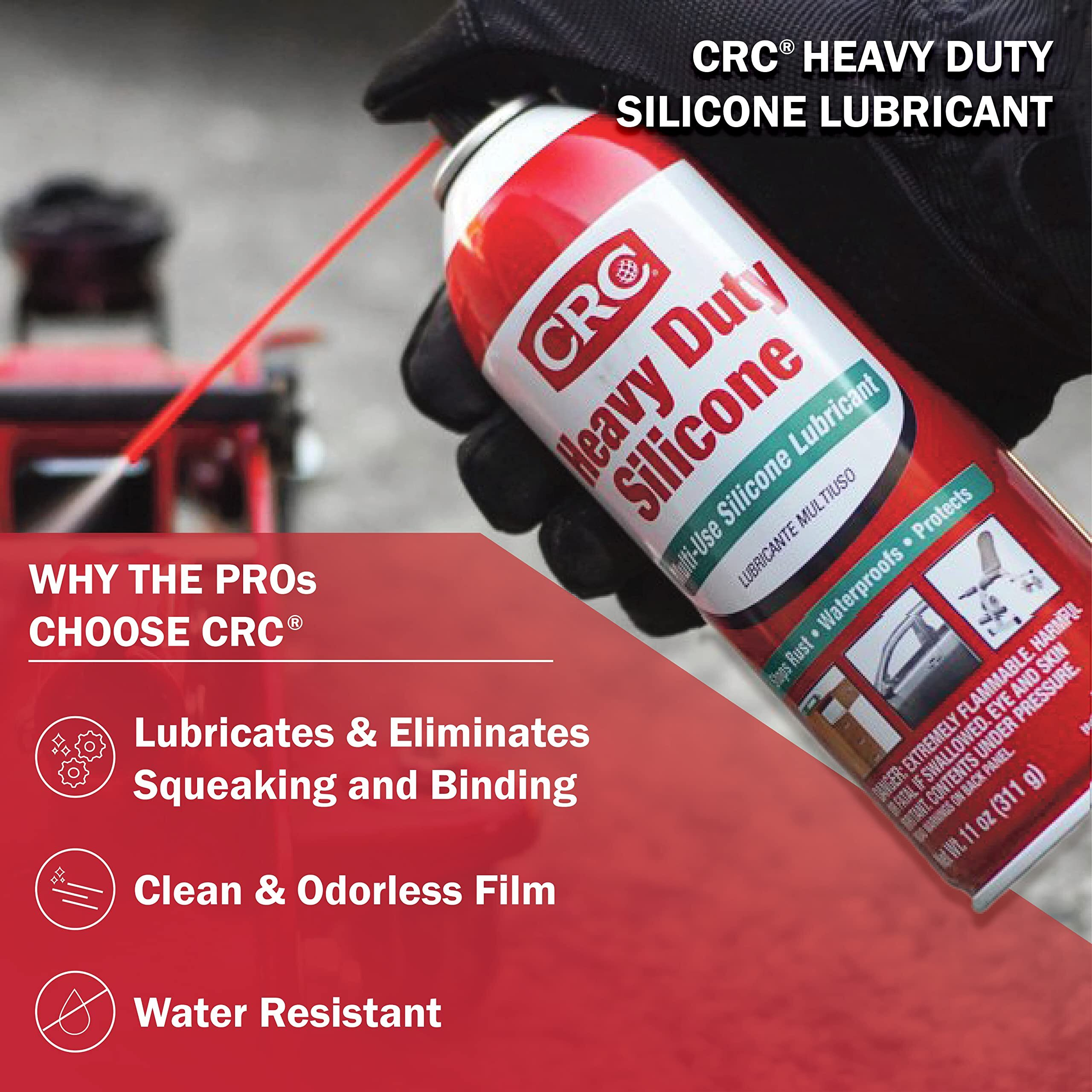 Crc 05074 Heavy Duty Silicone Lubricant - 7.5 Wt Oz.