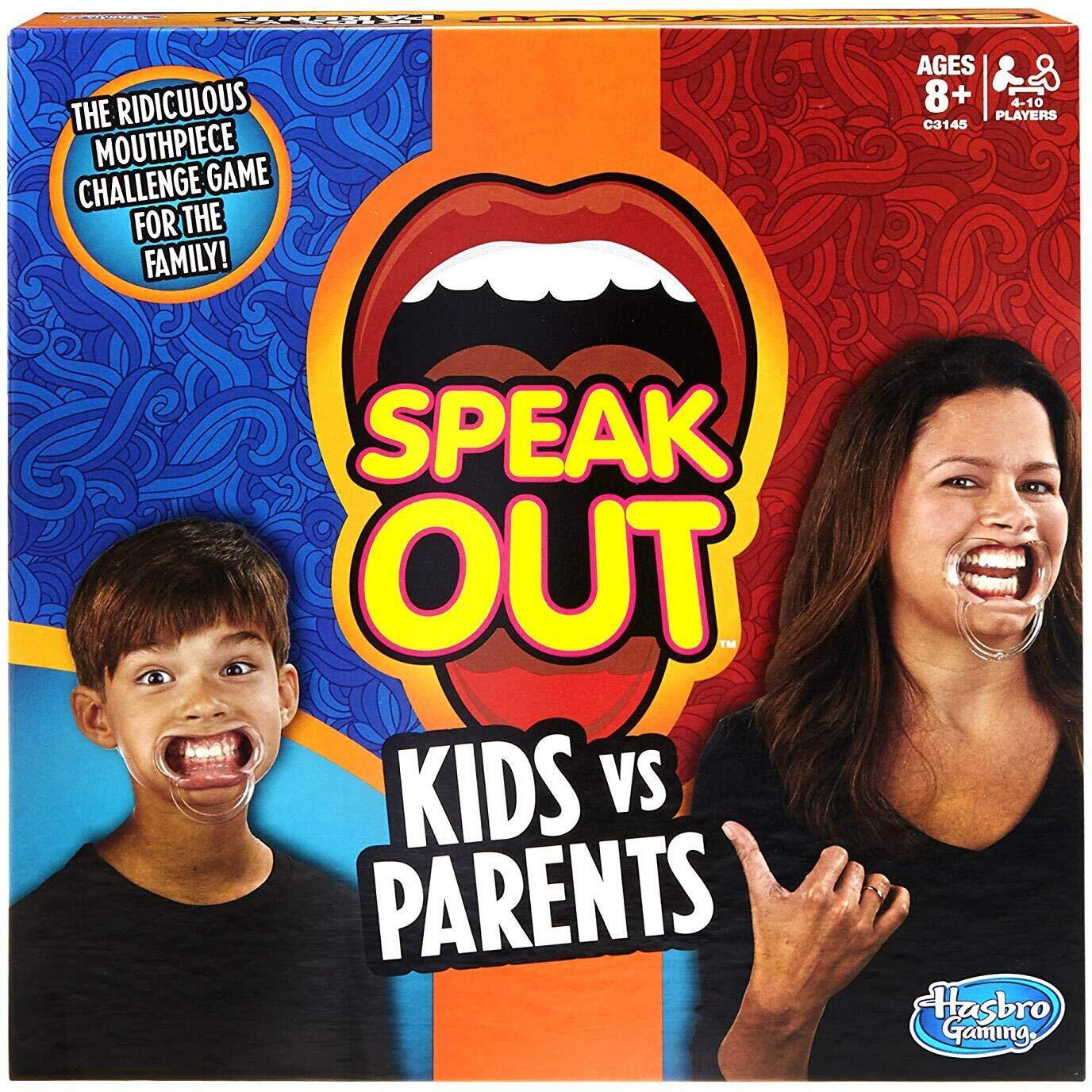 Hasbro Gaming Hasbro Speak Out Kids Vs Parents Game