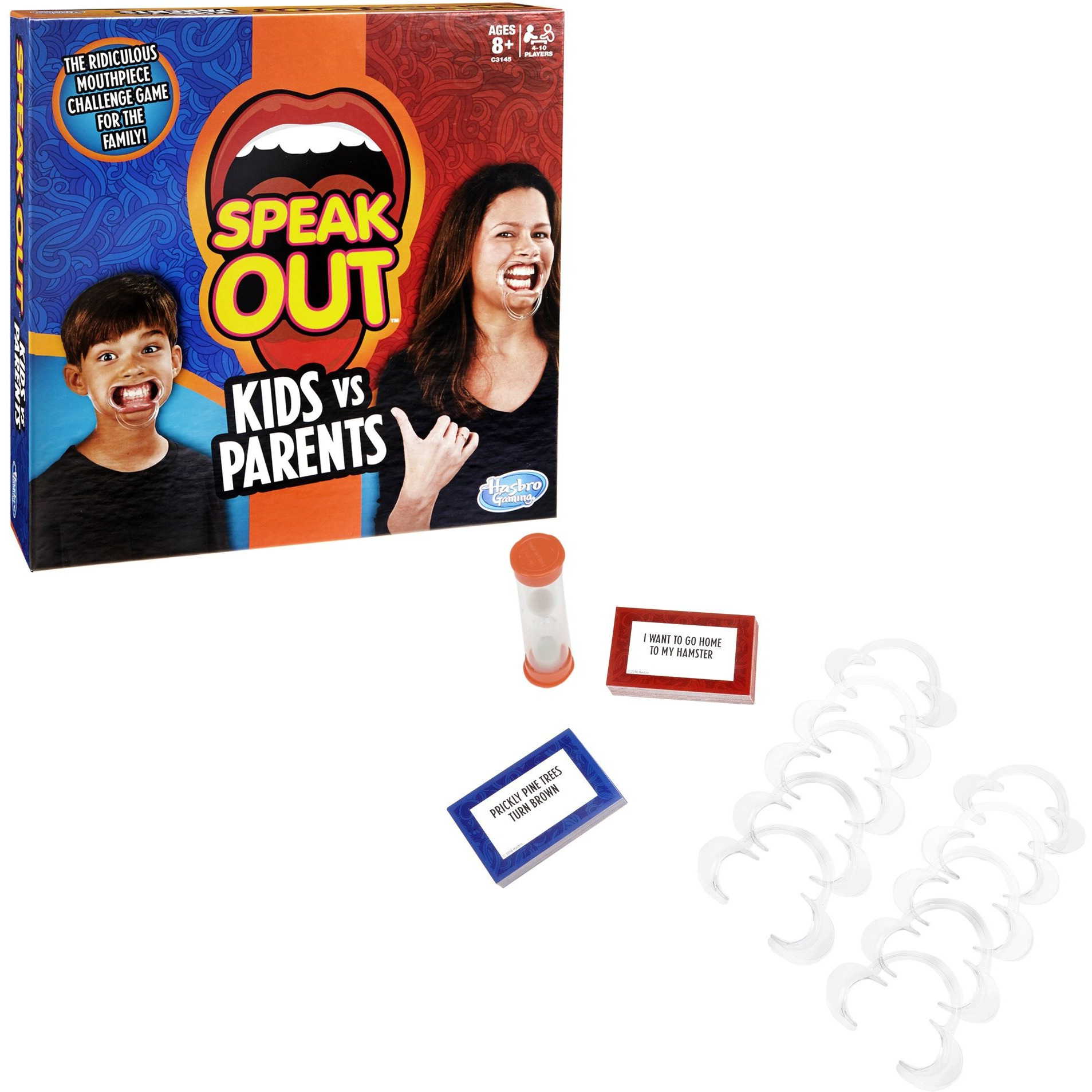 Hasbro Gaming Hasbro Speak Out Kids Vs Parents Game