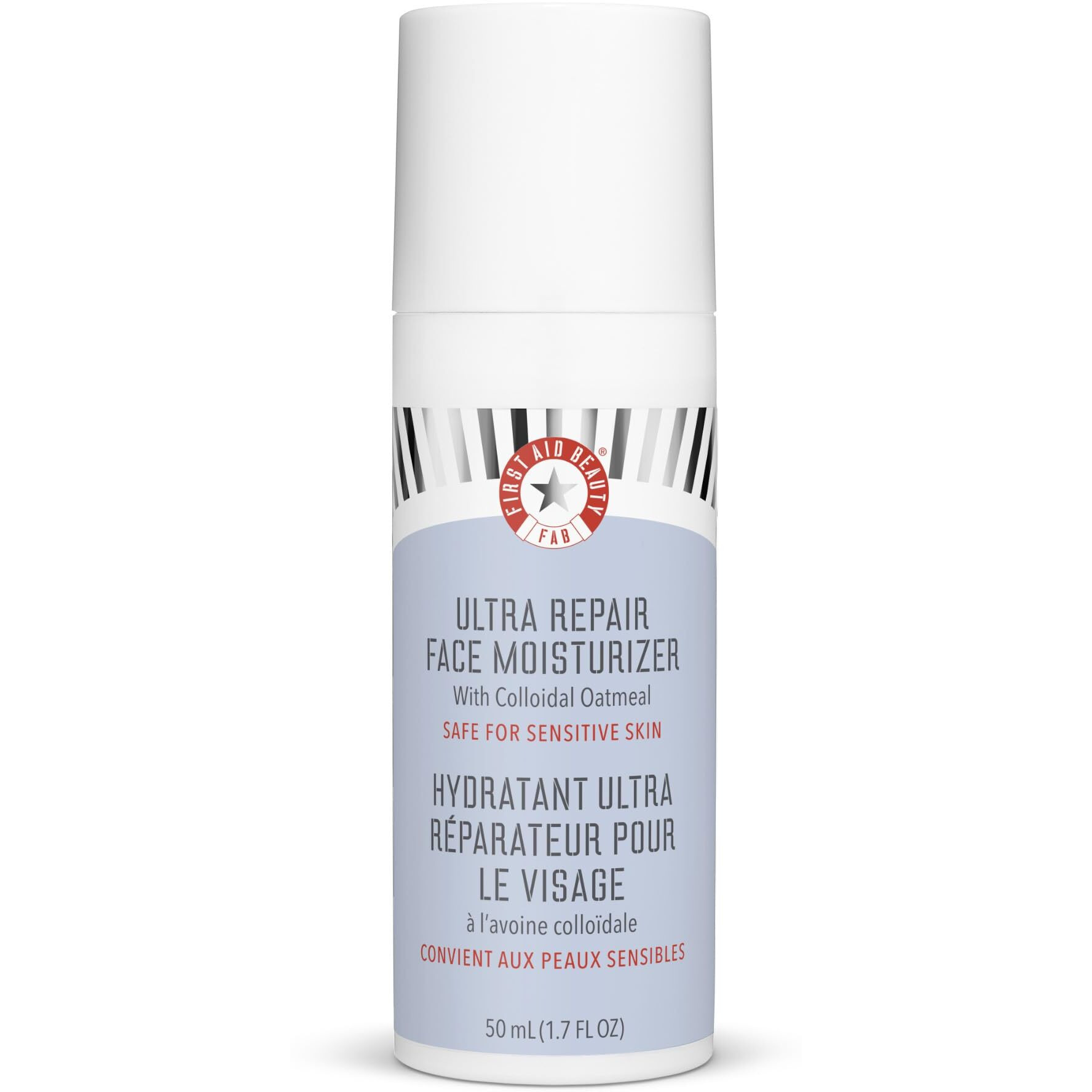 First Aid Beauty Ultra Repair Face Moisturizer - Lightweight, Hydrating Face Lotion For All Skin Types, 1.7 Oz