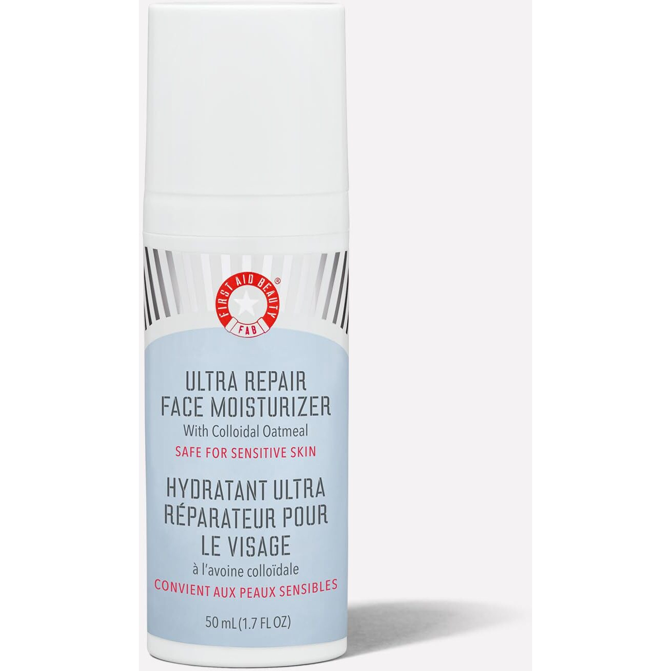 First Aid Beauty Ultra Repair Face Moisturizer - Lightweight, Hydrating Face Lotion For All Skin Types, 1.7 Oz