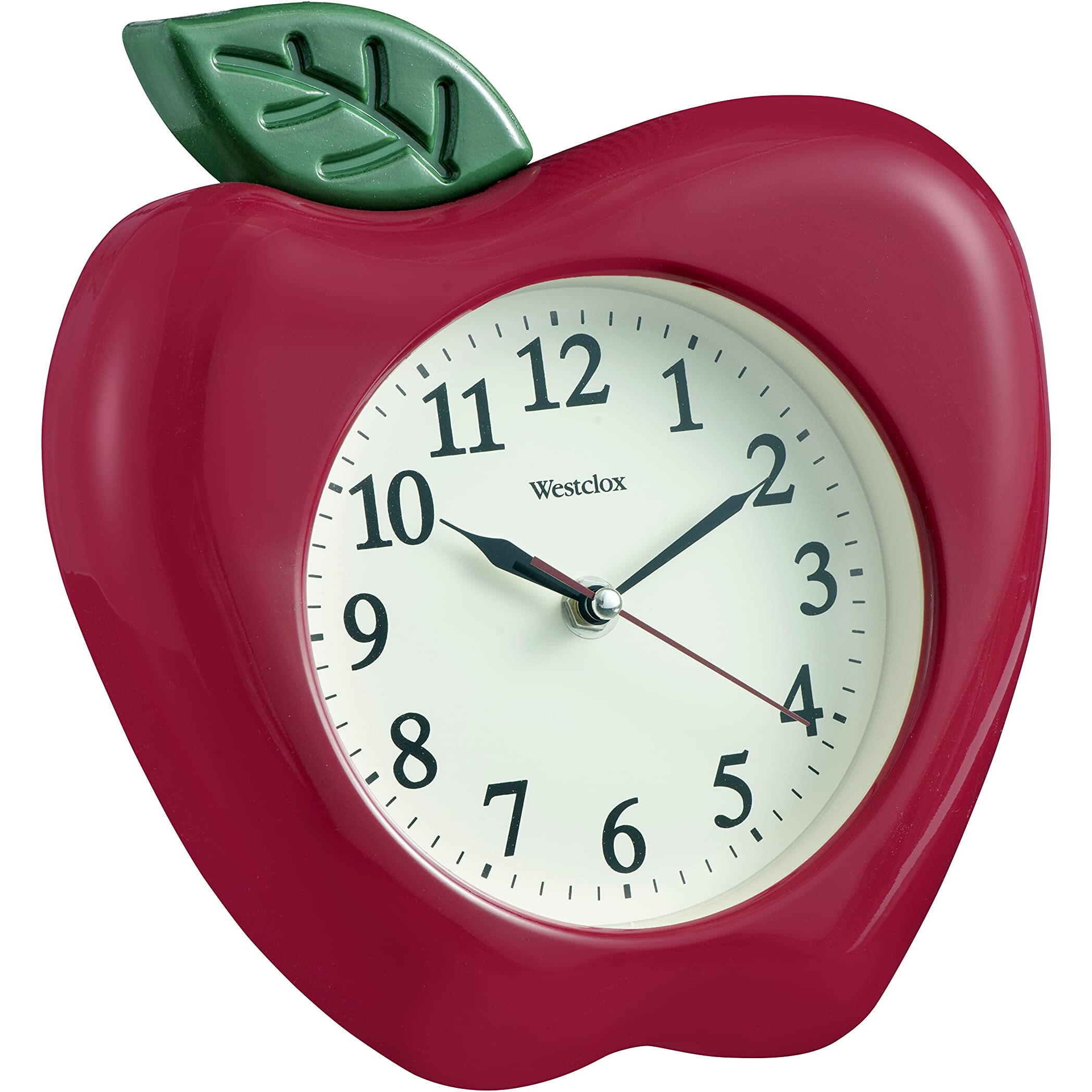 Westclox 10" 3-Dimensional Apple Wall Clock- Model 38038A