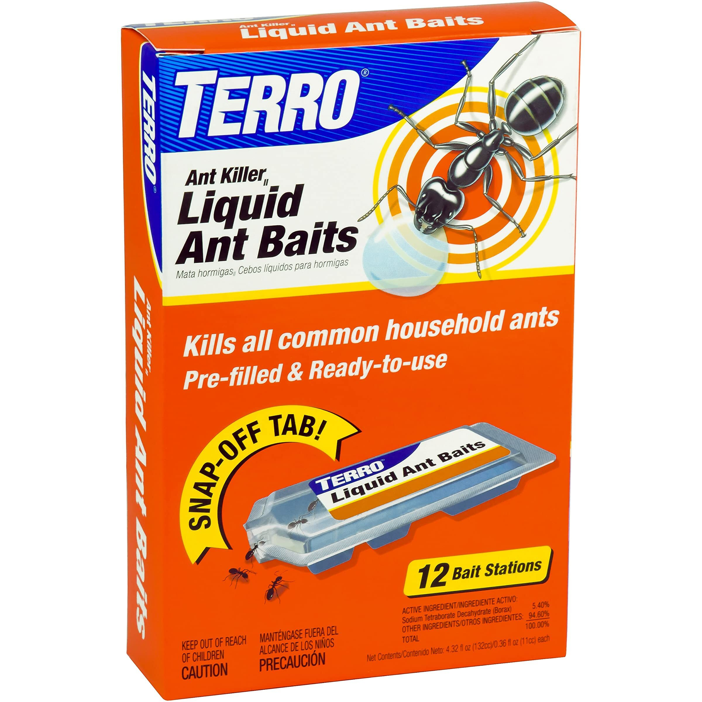 Terro T300B Liquid Ant Killer, 12 Bait Stations