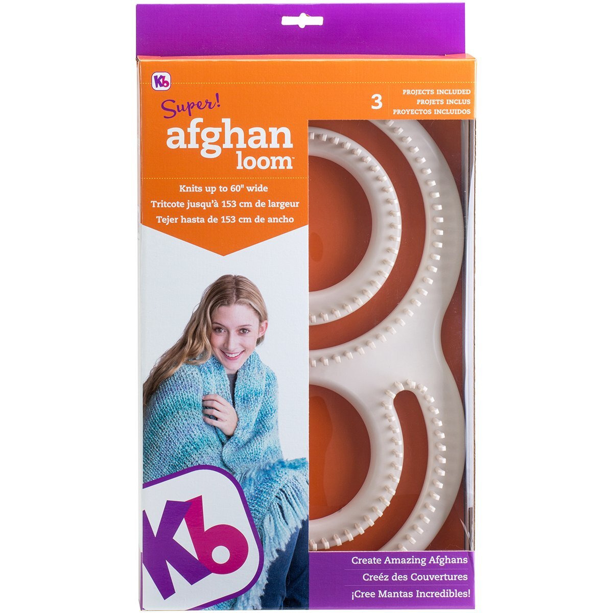 Authentic Knitting Board Afghan Knitting Loom For Blankets, Loom Knitting Blankets, S Shaped Loom