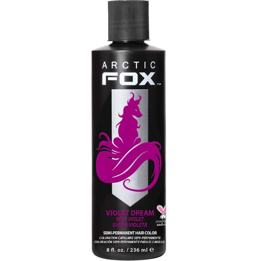 Arctic Fox Vegan And Cruelty-Free Semi-Permanent Hair Color Dye (8 Fl Oz, Violet Dream)