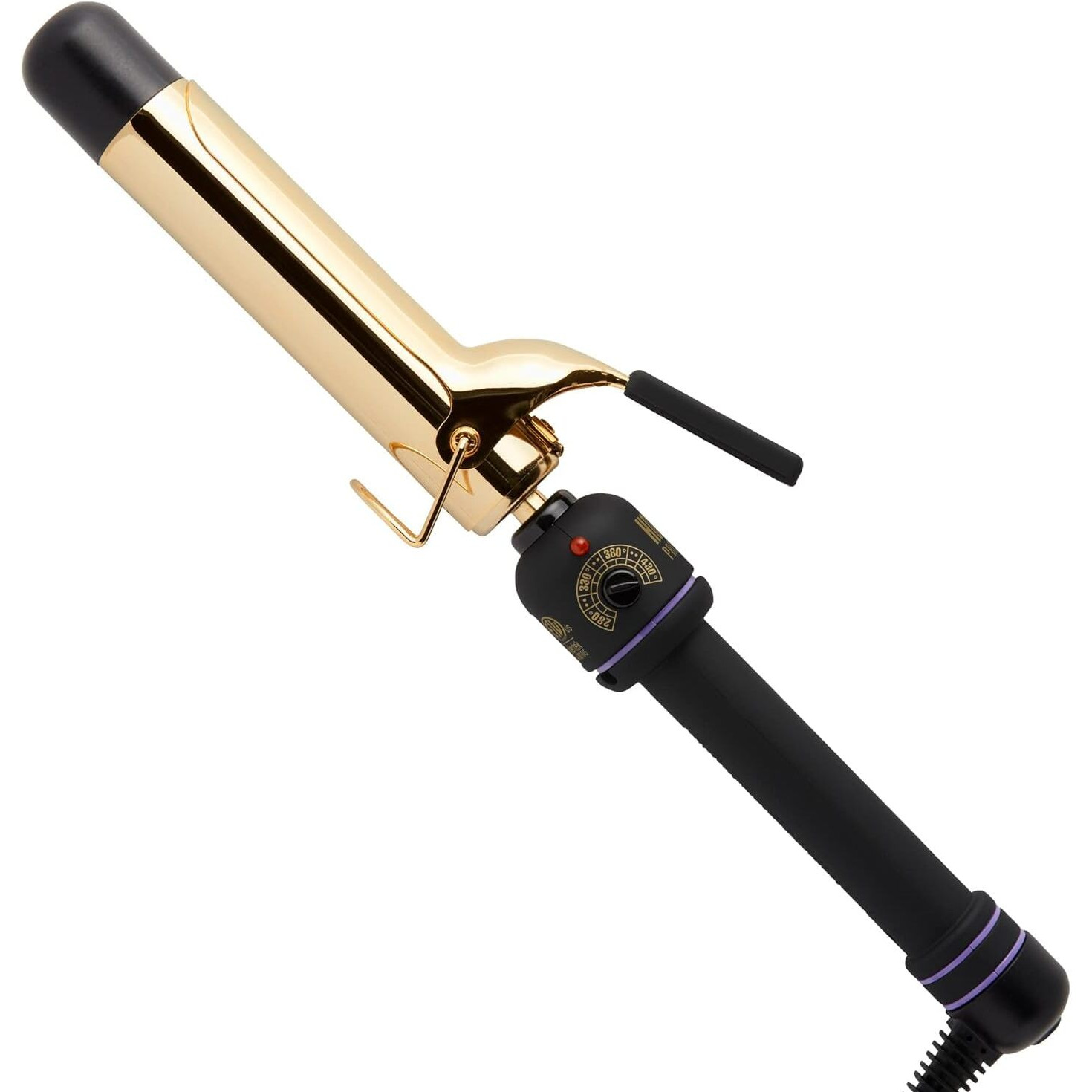 Hot Tools (2018 Model) Pro Artist 24K Gold Curling Iron | Long Lasting, Defined Curls (1-1/4 In)