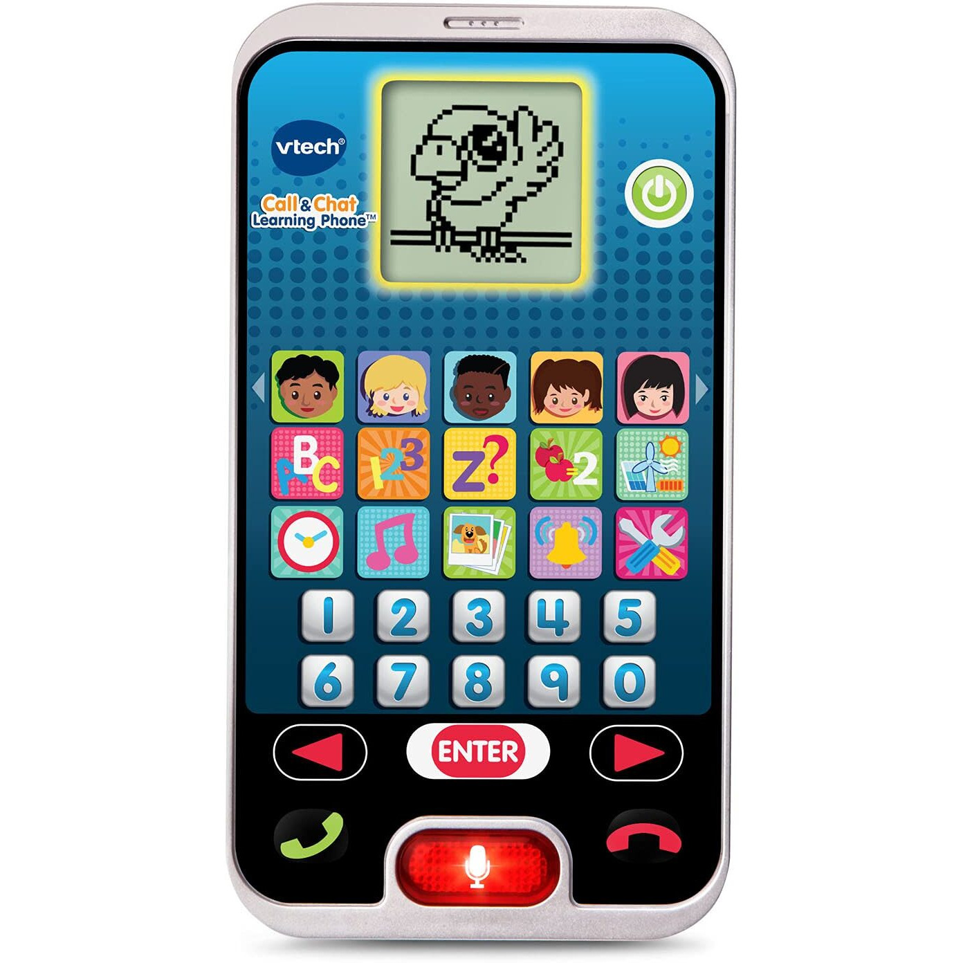 Vtech Call And Chat Learning Phone, Black