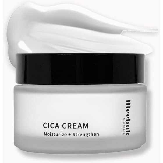 Meebak Cica Cream | Korean Face Moisturizer For Sensitive Skin, Anti-Aging Night Cream With Retinol, Peptides, Hyaluronic Acid | Calming & Repairing Skin | 50Ml, 1.7Fl Oz