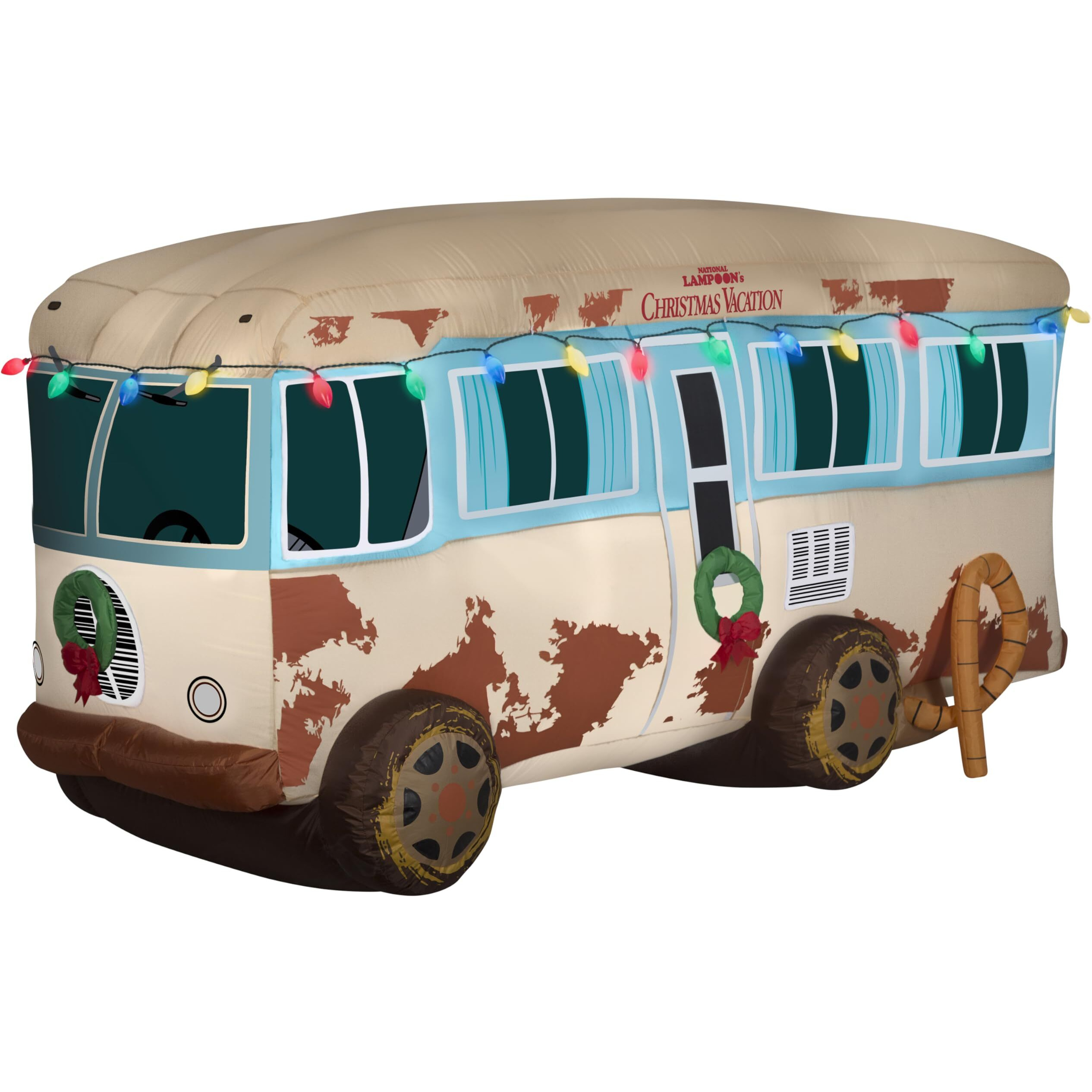 Gemmy Christmas Inflatable National Lampoon's Vacation Rv, 4 Ft Tall, Multi