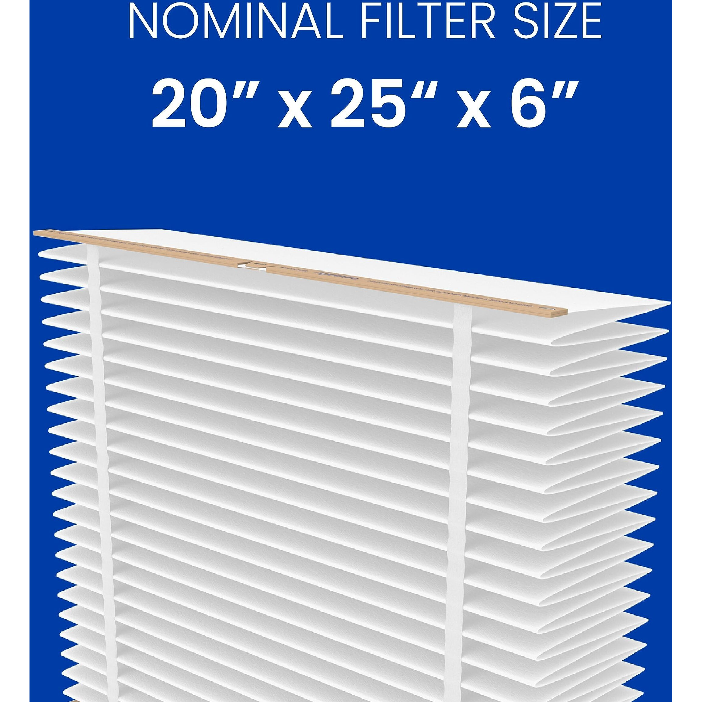 Aprilaire 201 Replacement Furnace Filter For Aprilaire Or Space-Gard 2200 Or 2250 Whole-House Air Purifiers - Merv 10, 20X25X6 Air Filter (Pack Of 4)