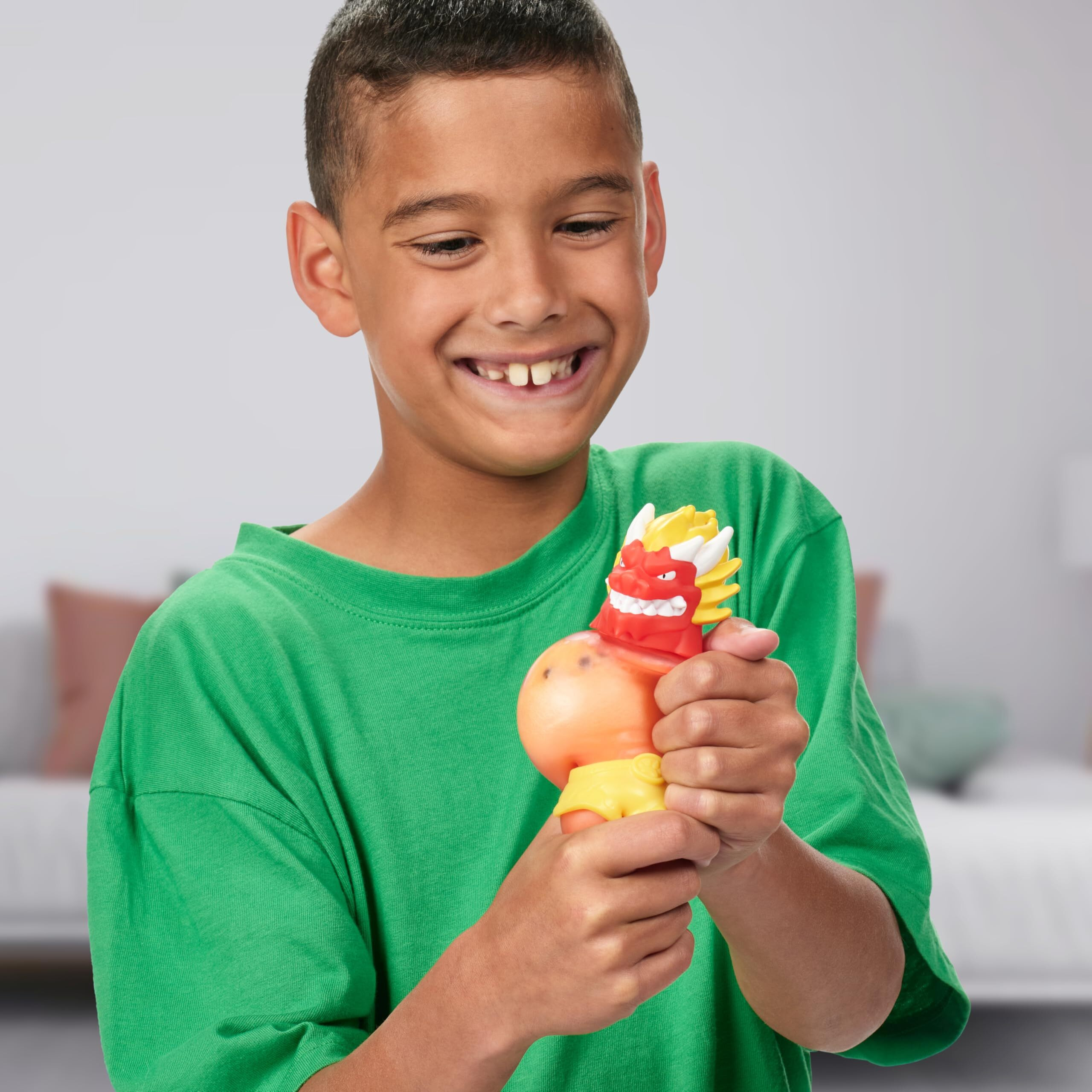 Heroes Of Goo Jit Zu Hero Creator Blazagon With 3 Unique Goo Fillings, Mix, Fill & Create Your Own Stretchy Action Figure, Play Again And Again