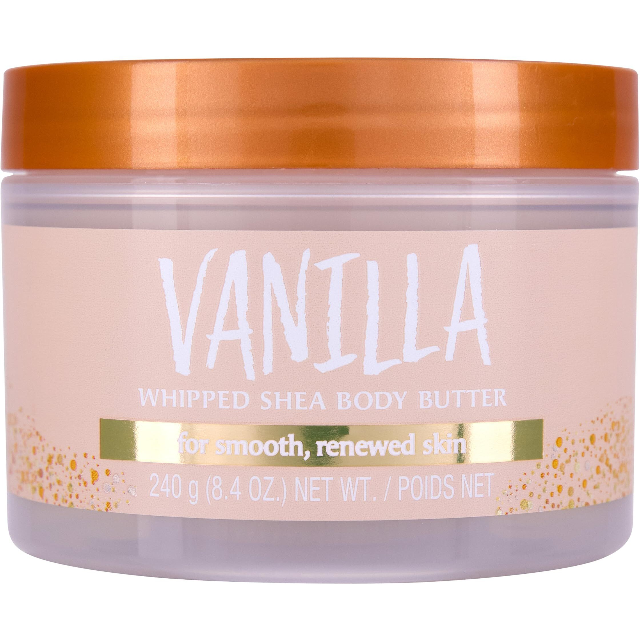 Tree Hut Vanilla Whipped Shea Body Butter | Long-Lasting Hydration Leaves Skin Feeling Soft & Moisturized | Lightweight | Nourishing Essential Body Care | 8.4 Fl Oz.