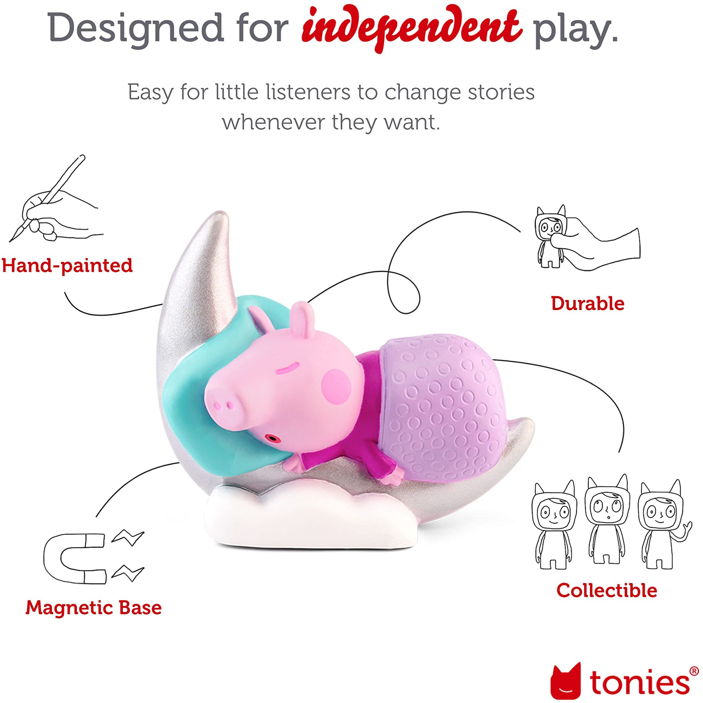 Tonies Peppa Pig Audio Play Character With Peppas Bedtime Stories