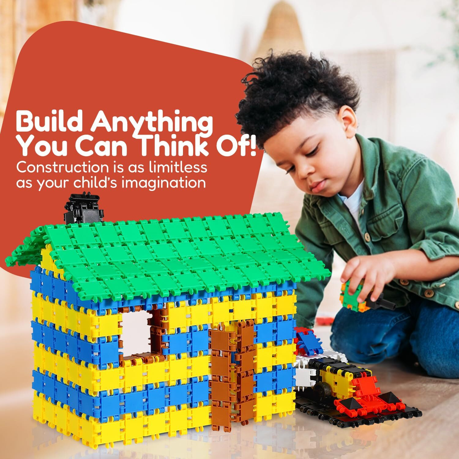Beblox Building Blocks | Building Toys For Kids Ages 4-8 250-Piece Set - Learning & Educational Fun Stem Toys - Birthday Gifts For Boys & Girls Age 4 5 6 7 8 9 10 11 & 12 Year Old Toys