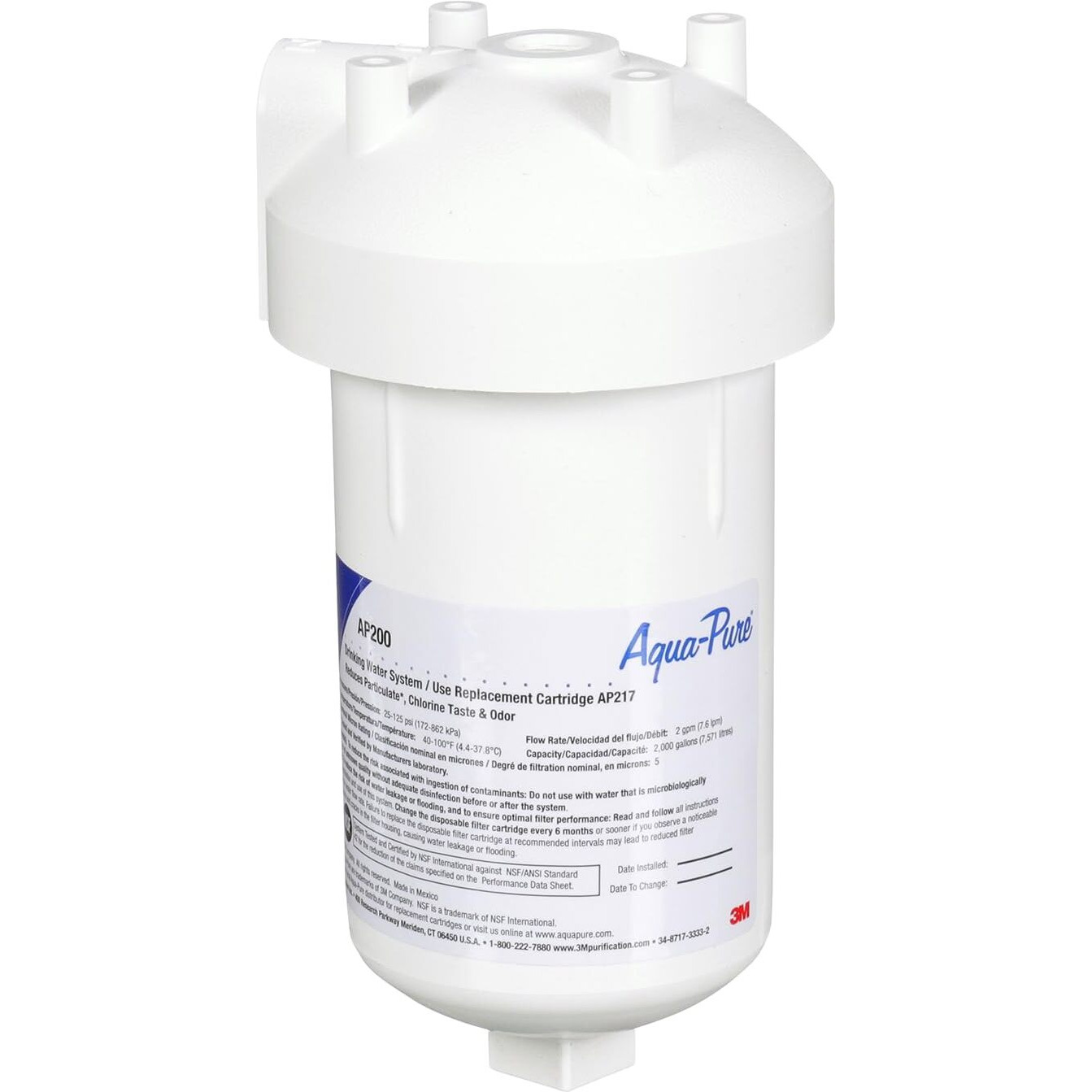 3M Aqua-Pure Under Sink Water Filter System Ap200, Full Flow