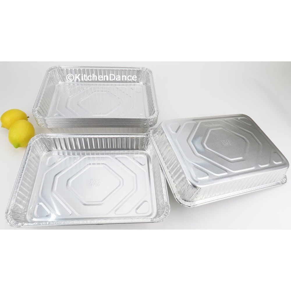 13 X 9 X 2" Durable Disposable Aluminum All Purpose Pan. 4700Nl (25)
