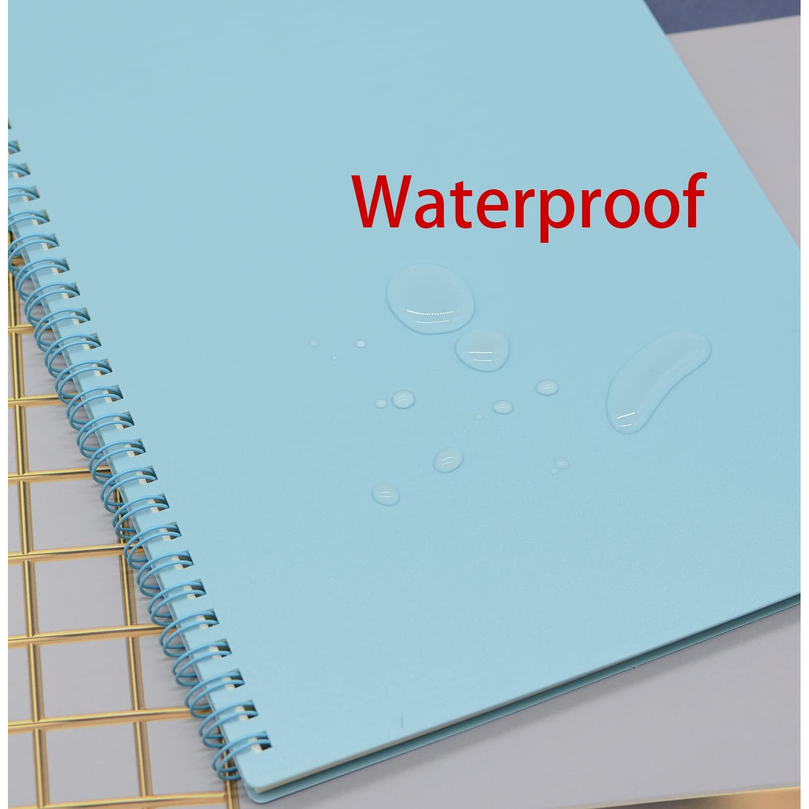 Yansanido Spiral Notebook, 4 Pcs 8.3 Inch X 5.9 Inch A5 Thick Plastic Hardcover 7Mm College Ruled 4 Color 80 Sheets -160 Pages Journals For Study And Notes (4)