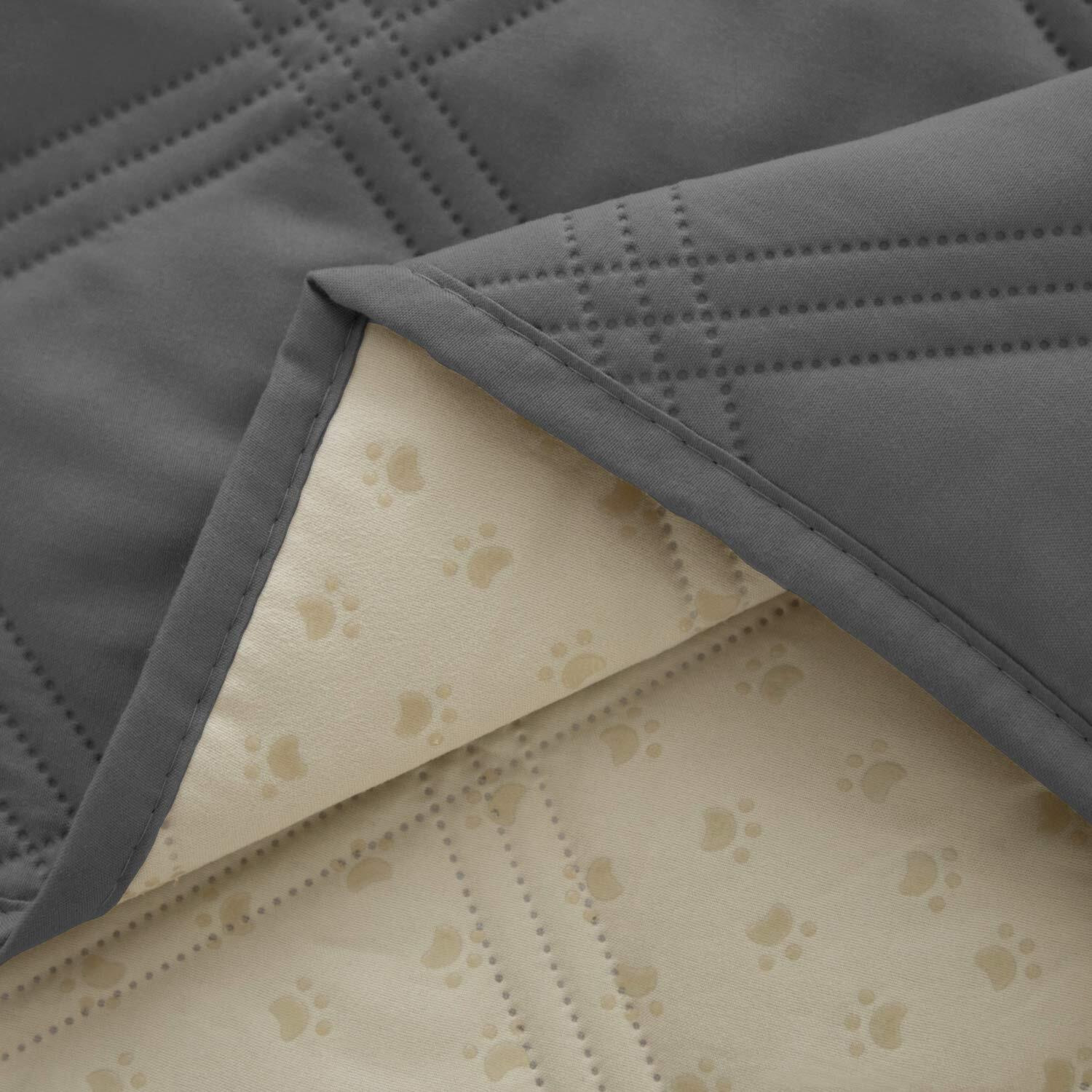 Ameritex Waterproof Dog Bed Cover Pet Blanket With Anti-Slip Back For Furniture Bed Couch Sofa